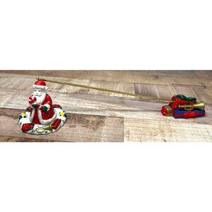 Partylite Santa Snuffer Christmas Decoration Figurine With Box
